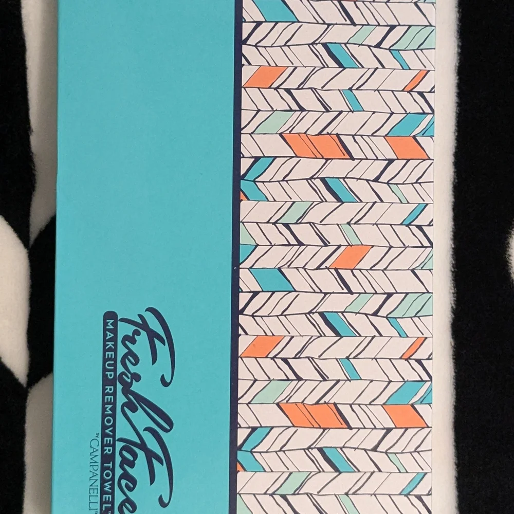 Makeup Remover Towel Wash Cloth Set Campanelli's Fresh Face Teal - New